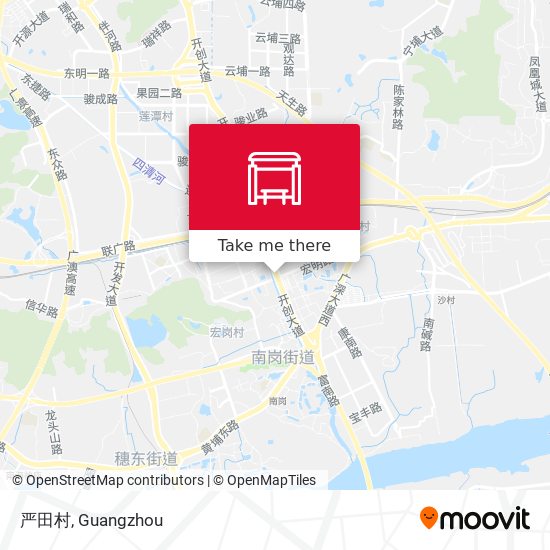 严田村 map