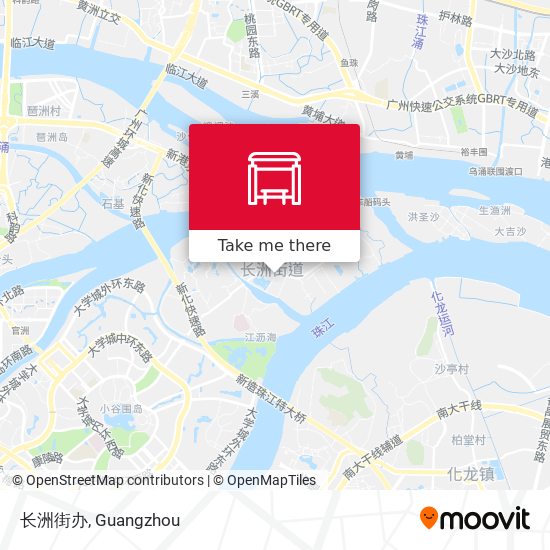 长洲街办 map
