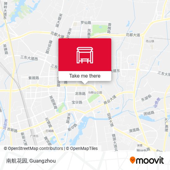 南航花园 map