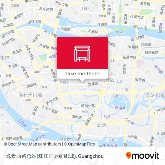 逸景西路总站(珠江国际纺织城) map