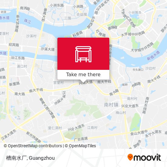 槽南水厂 map