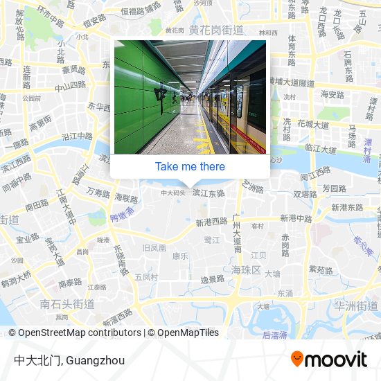 中大北门 map