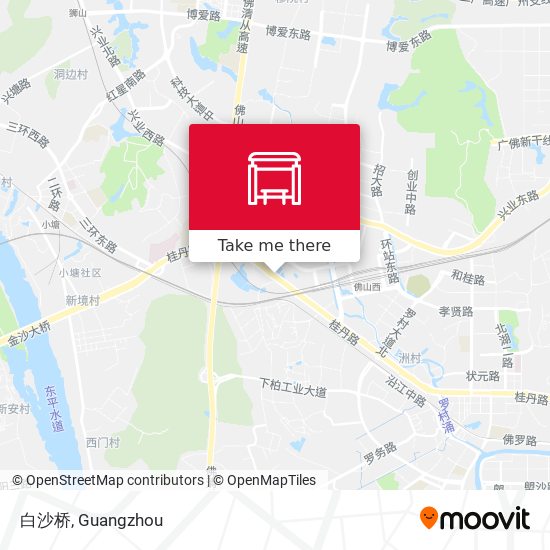 白沙桥 map
