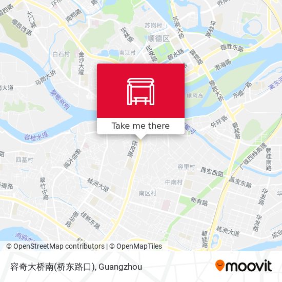容奇大桥南(桥东路口) map