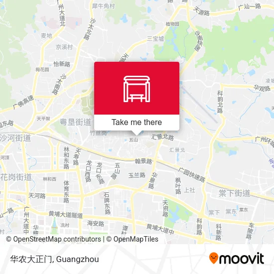 华农大正门 map