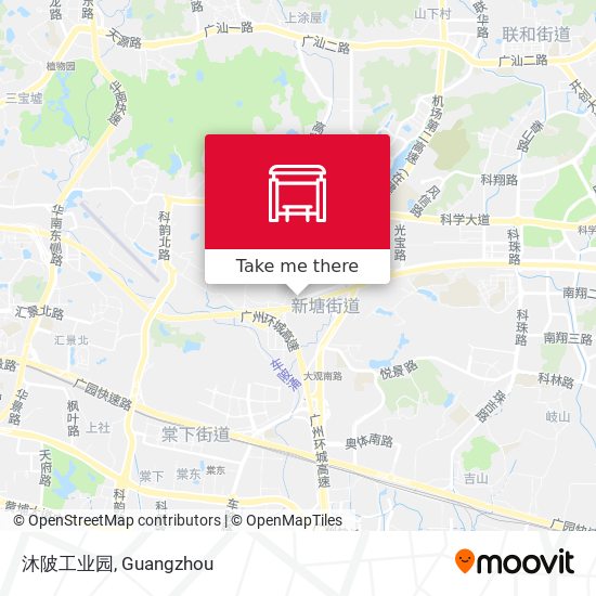 沐陂工业园 map