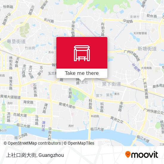上社口岗大街 map