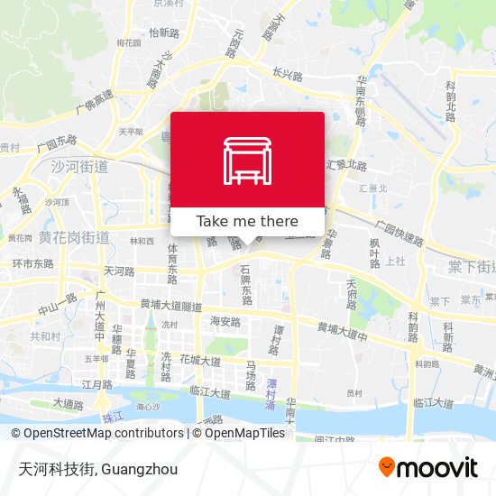 天河科技街 map