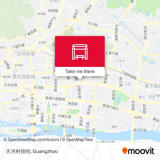 天河科技街 map