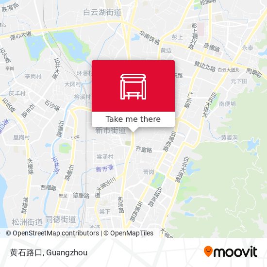 黄石路口 map