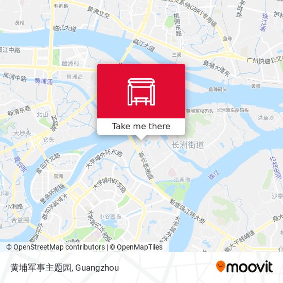黄埔军事主题园 map