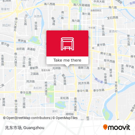 兆东市场 map
