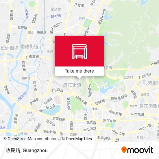 政民路 map