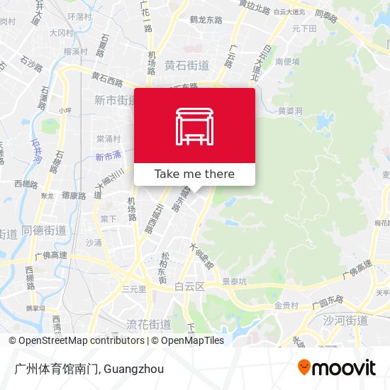 广州体育馆南门 map