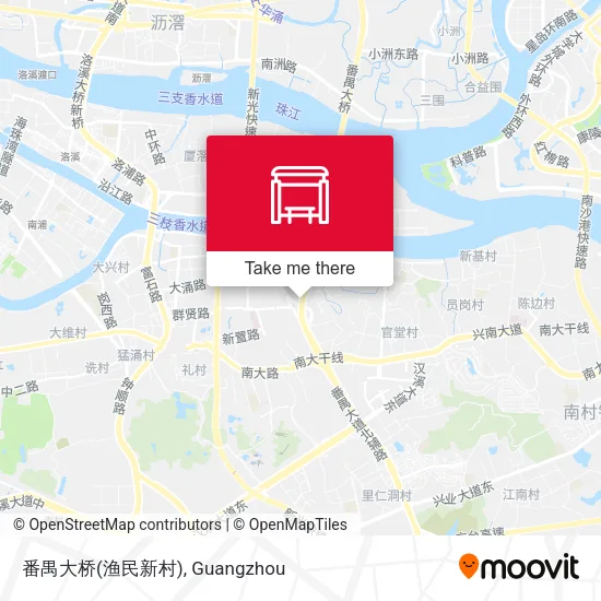 番禺大桥(渔民新村) map