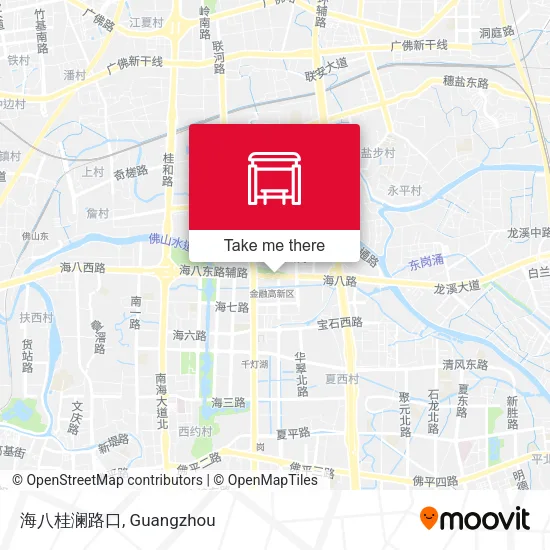 海八桂澜路口 map