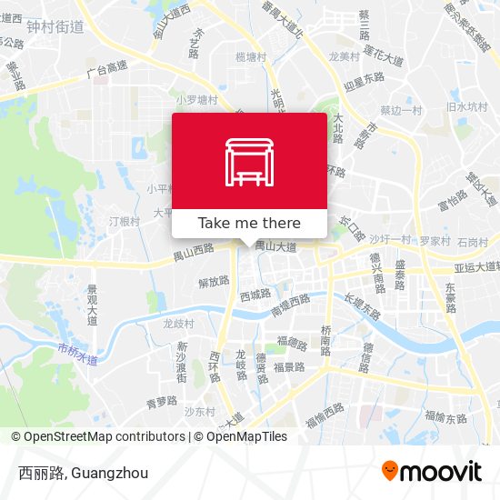 西丽路 map