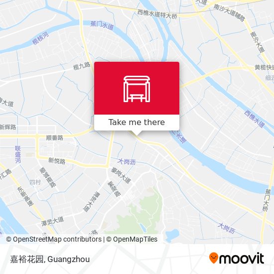 嘉裕花园 map