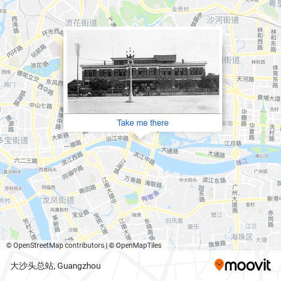 大沙头总站 map