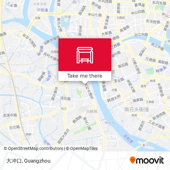 大冲口 map