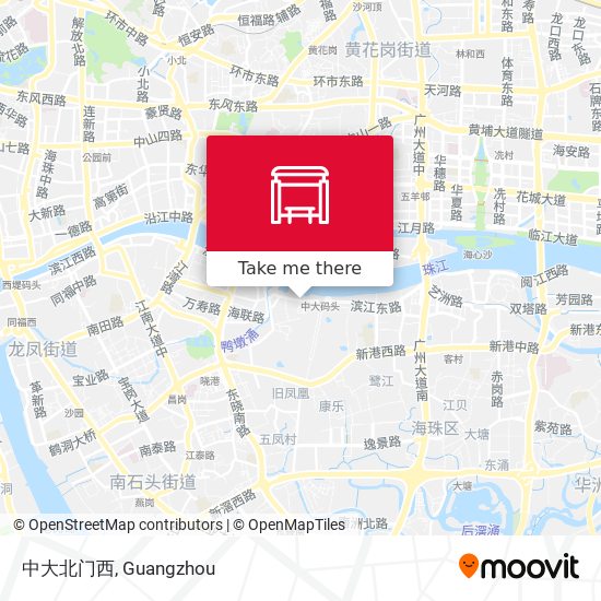 中大北门西 map