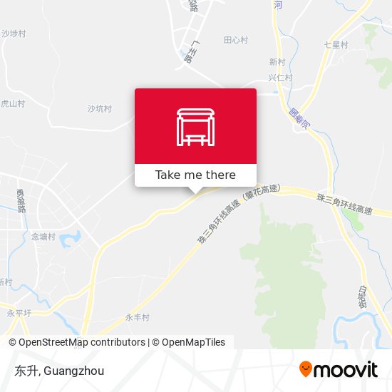 东升 map