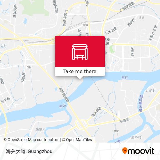 海关大道 map