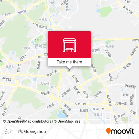 荔红二路 map