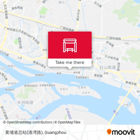 黄埔港总站(港湾路) map