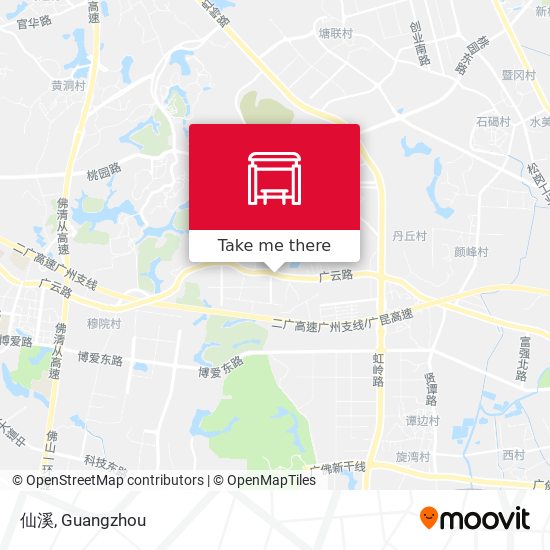 仙溪 map