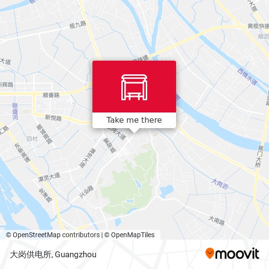 大岗供电所 map