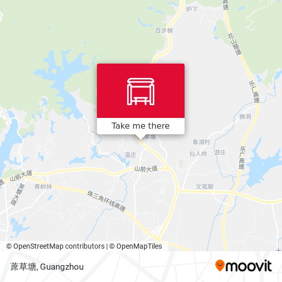 蓆草塘 map