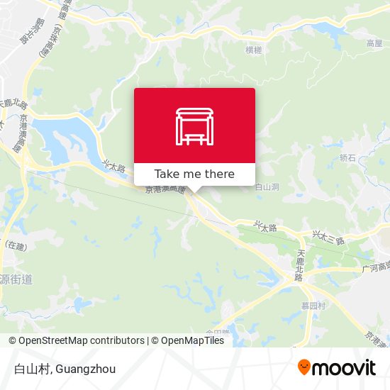 白山村 map