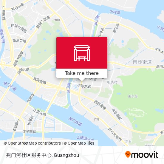 蕉门河社区服务中心 map