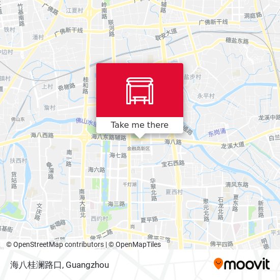 海八桂澜路口 map