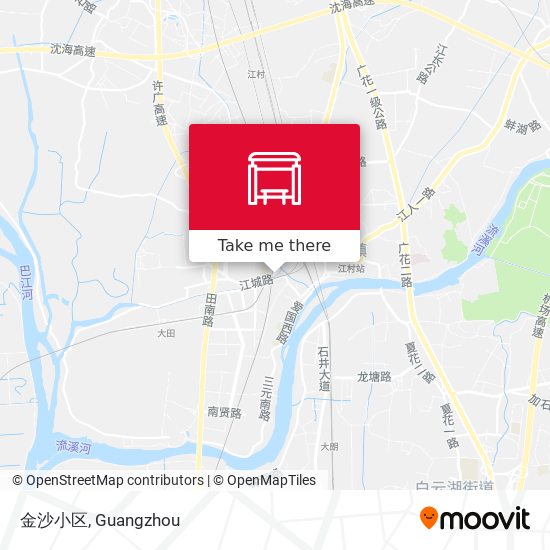 金沙小区 map