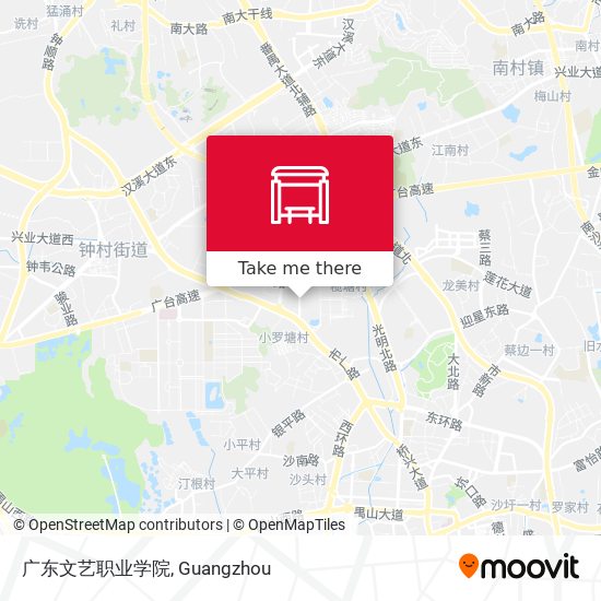 广东文艺职业学院 map