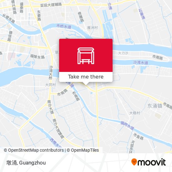 墩涌 map