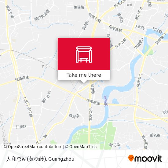 人和总站(黄榜岭) map