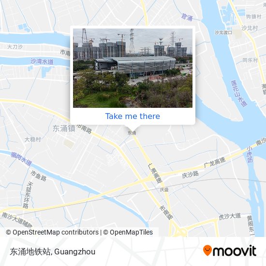 东涌地铁站 map