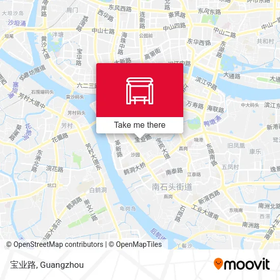 宝业路 map