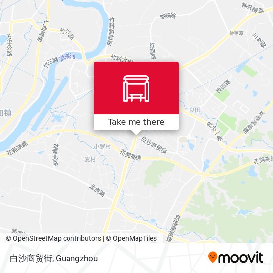 白沙商贸街 map