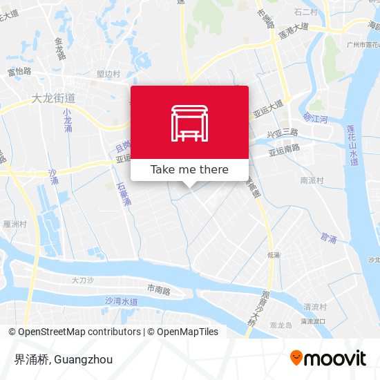 界涌桥 map