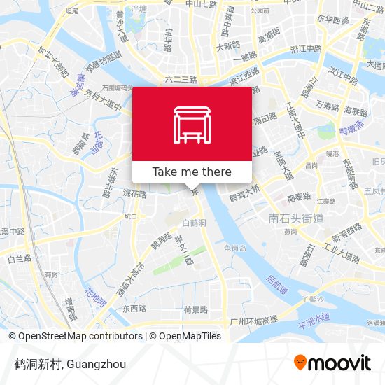 鹤洞新村 map