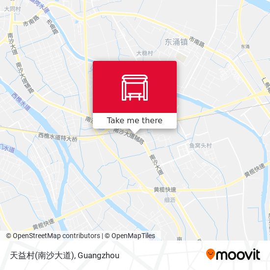 天益村(南沙大道) map