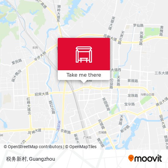 税务新村 map