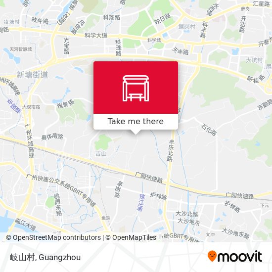 岐山村 map