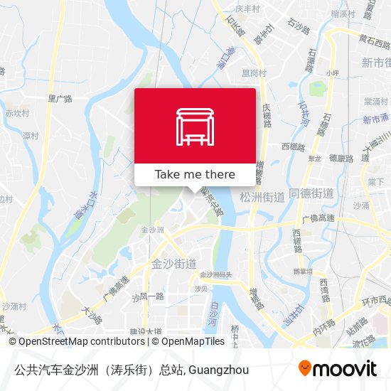 公共汽车金沙洲（涛乐街）总站 map