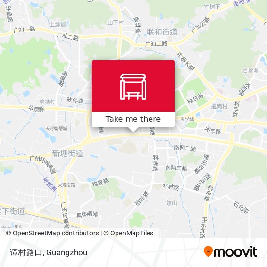 谭村路口 map