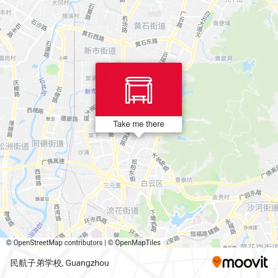 民航子弟学校 map